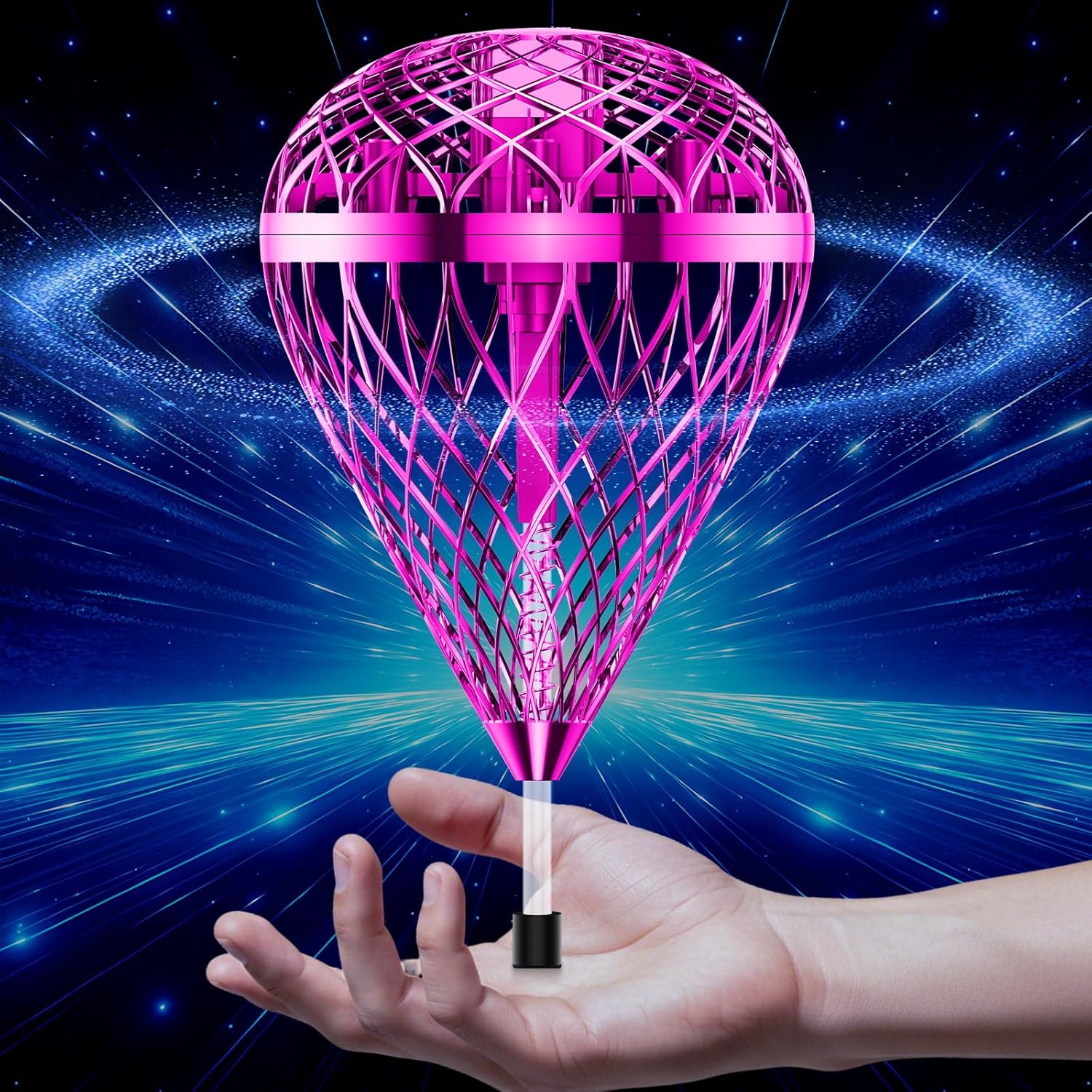Играчка Flying Ball Lite, мини дрон с AI управление на движението и 360° завъртане, акумулаторен дрон за деца и възрастн...