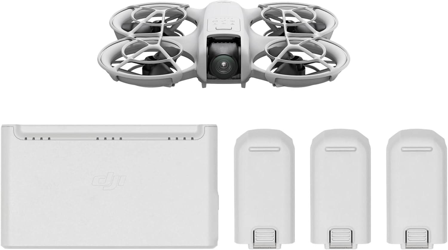 DJI Neo Combo с 3 батерии, мини дрон с 4K UHD камера за възрастни, 135 г самолетящ дрон, който ви следва, ръчен старт, п...