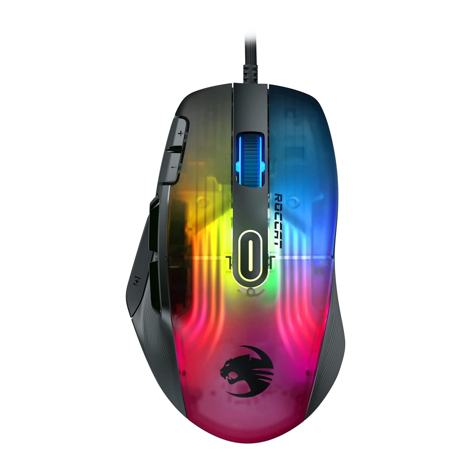 Геймърска мишка Roccat Kone XP, До 19000 DPI, Оптична, 15 бутона, AIMO RGB подсветка, Черна