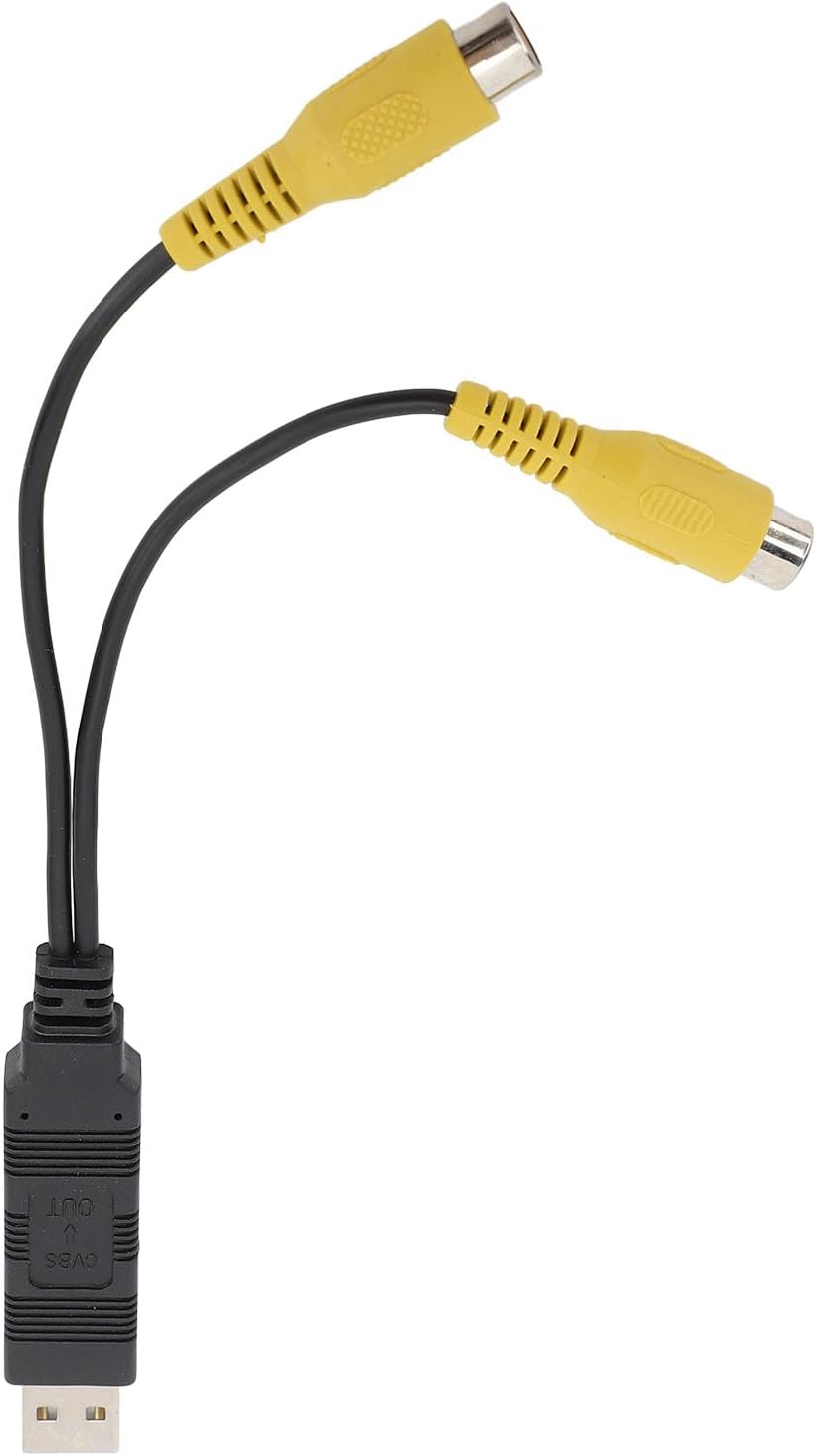 USB към CVBS видео изходен адаптер, USB към интерфейсен кабелен адаптер за превозни средства, свързване на радио към обл...