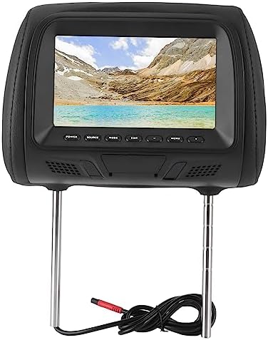 DVD плейър за автомобилни подглавници, 7-инчов телевизор с монитор за автомобилни подглавници за деца, преносим DVD плей...