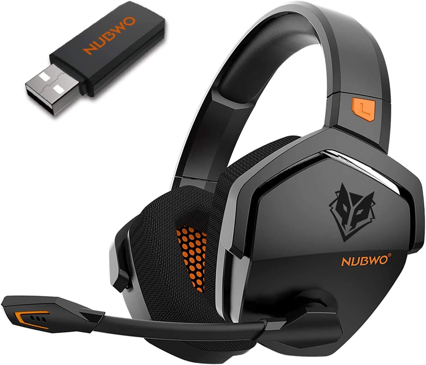 Безжични геймърски слушалки NUBWO G06, Bluetooth, За PS4 / PS5 / PC, Микрофон, Шумопотискане, 17 часа работа, Черни 2