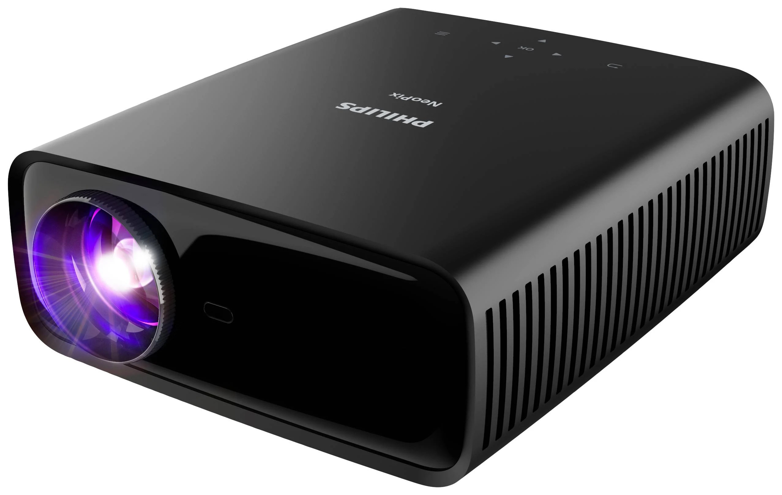 Проектор Philips NeoPix 320, Full HD 1920 x 1080, 2.1 звукова система, 250 лумена, Bluetooth, Wi-Fi, Черен