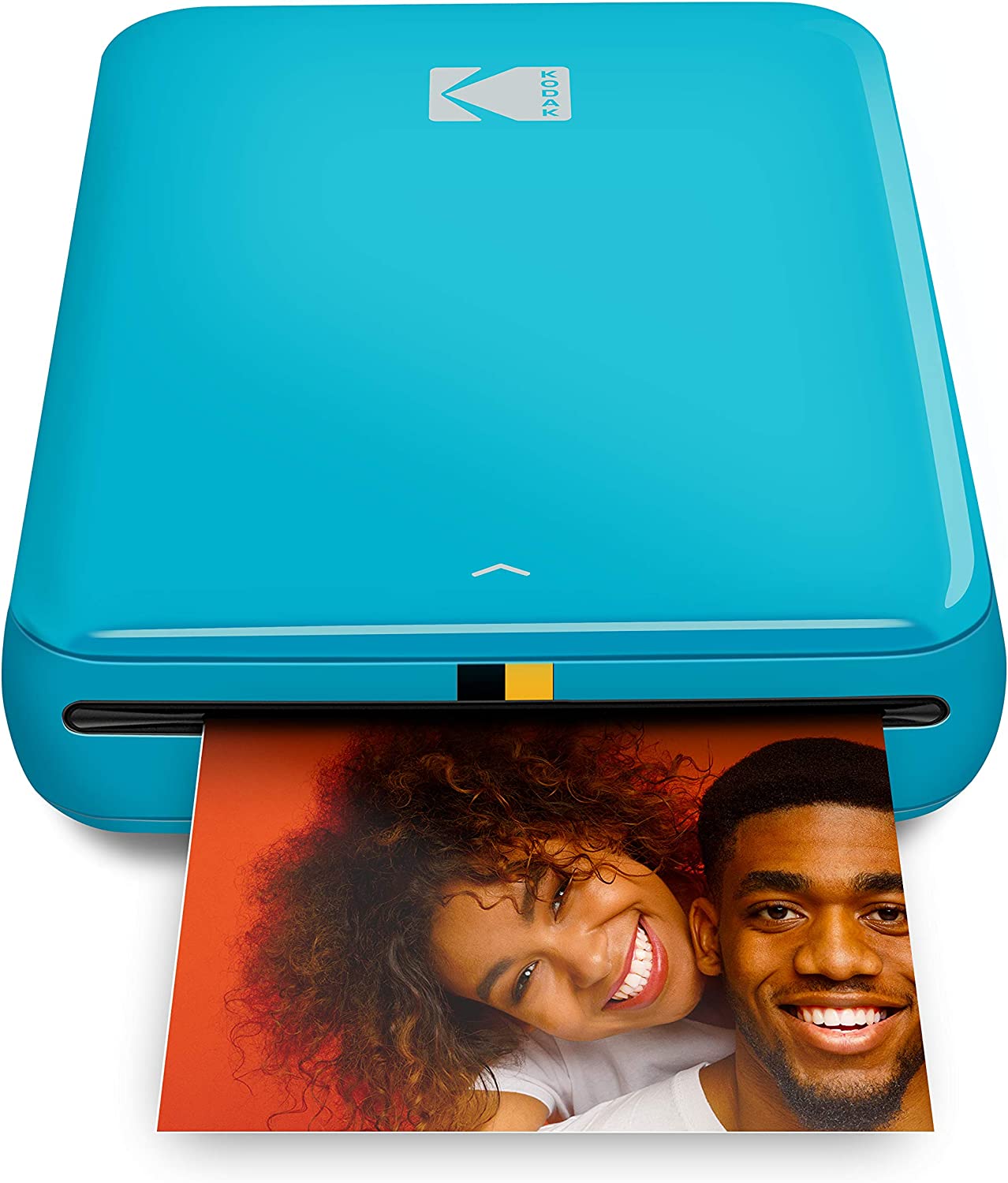 Фотопринтер Kodak Step, Цветен цинков печат, Портативен, Bluetooth, NFC, Защитен слой на снимките, Син