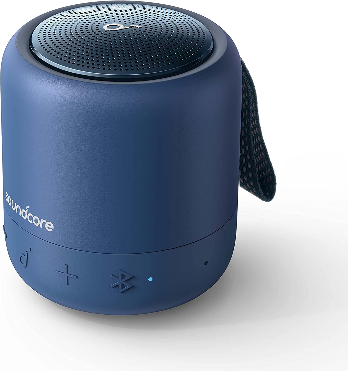 Преносима колонка Soundcore by Anker Mini 3, IPX7 защита от вода, BassUp технология, Bluetooth, Синя