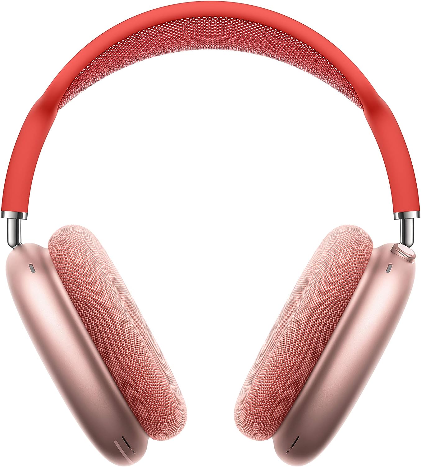 Безжични слушалки Apple Airpods Max, Hi-Fi аудио, Активно шумопотискане, Режим чувай всичко, 3D аудио, Розови
