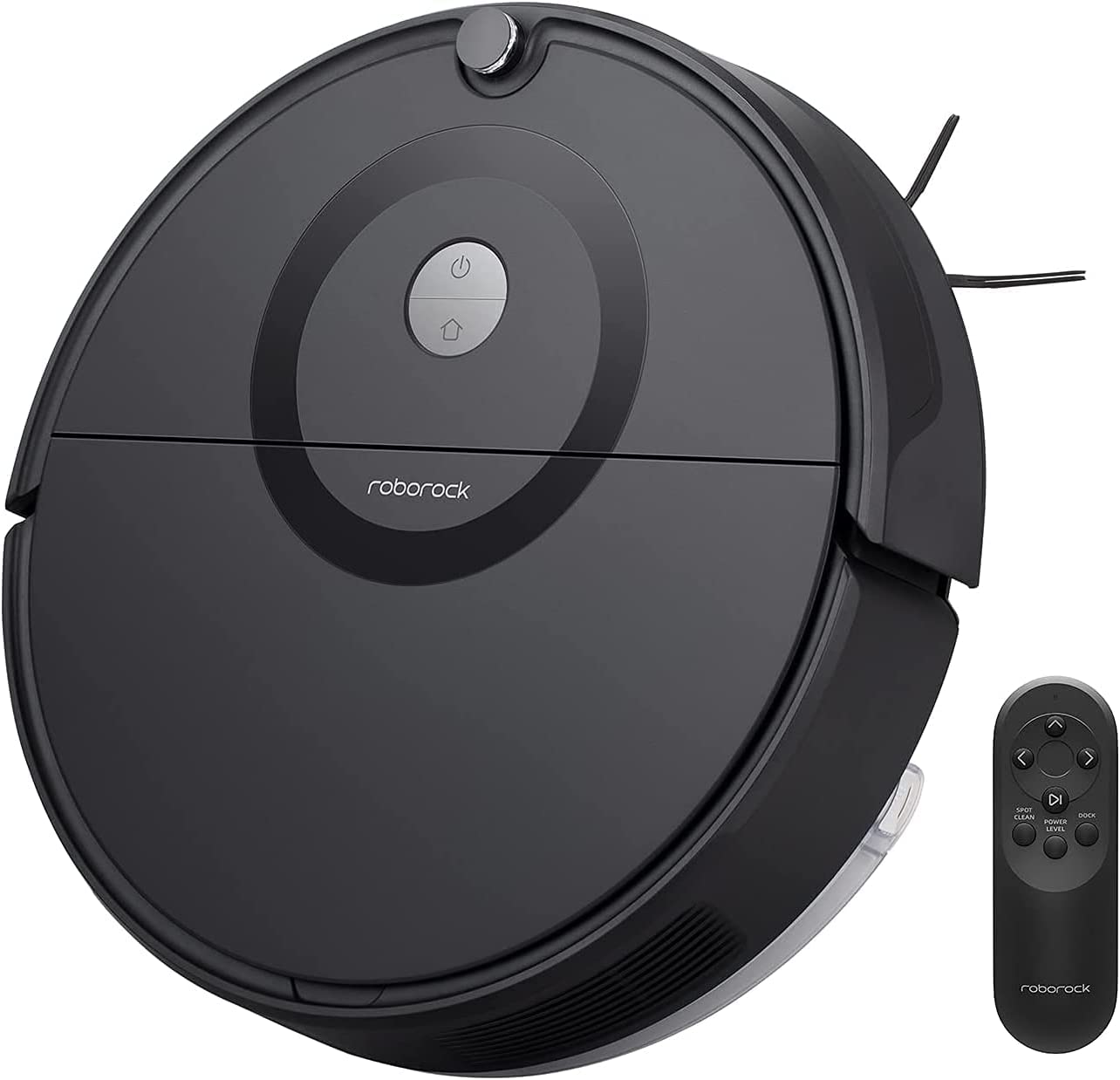Прахосмукачка робот Roborock E5, 2500 Pa всмукателна мощност, Дистанционно, App контрол, Гласов контрол, Черна