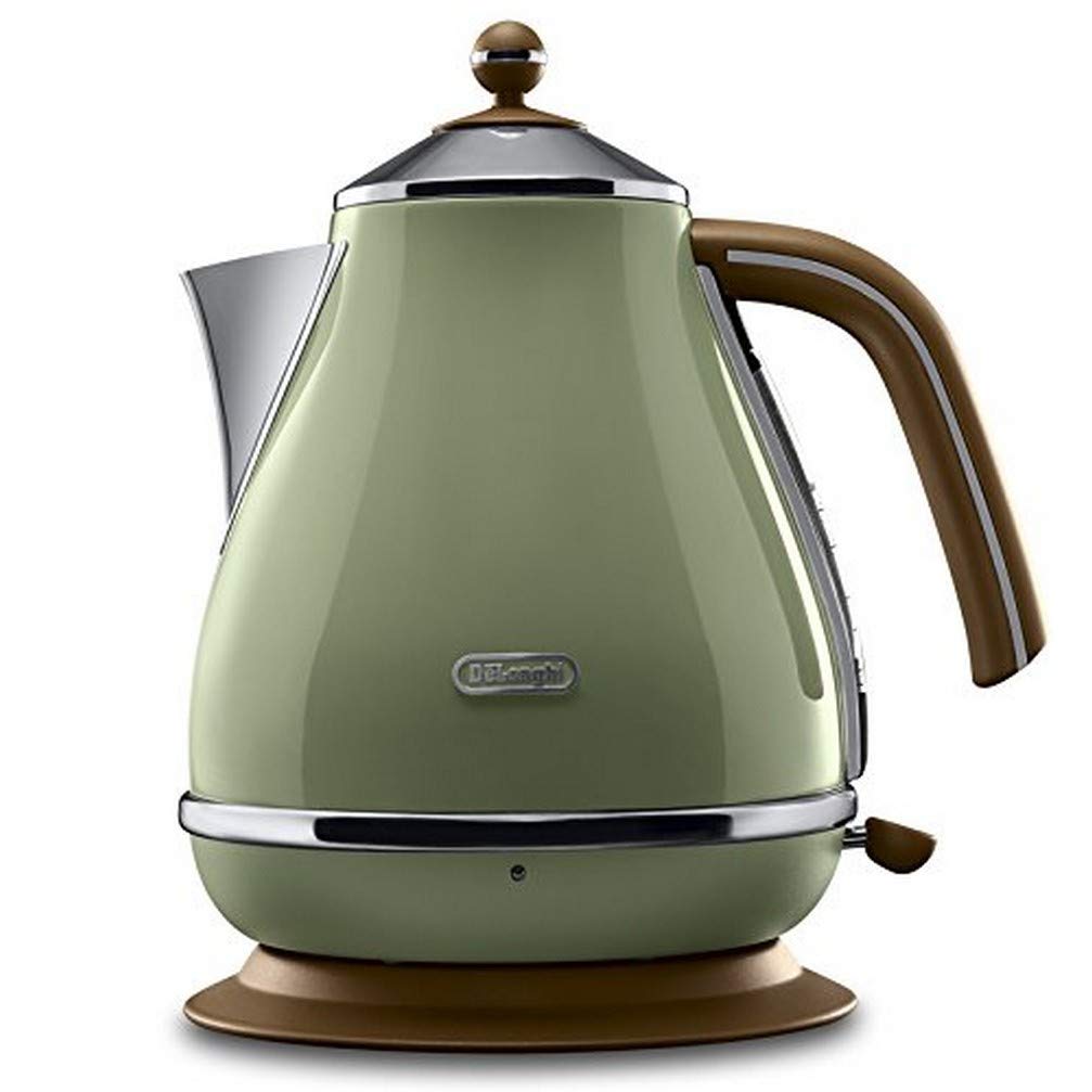 Електрическа кана DeLonghi KBOV 2001, 1.7 литра, 2000 W, Зелена