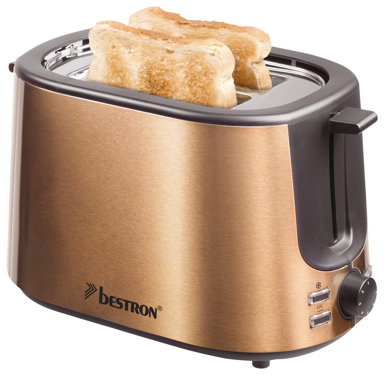 Тостер Bestron, 800 W, Бронзов