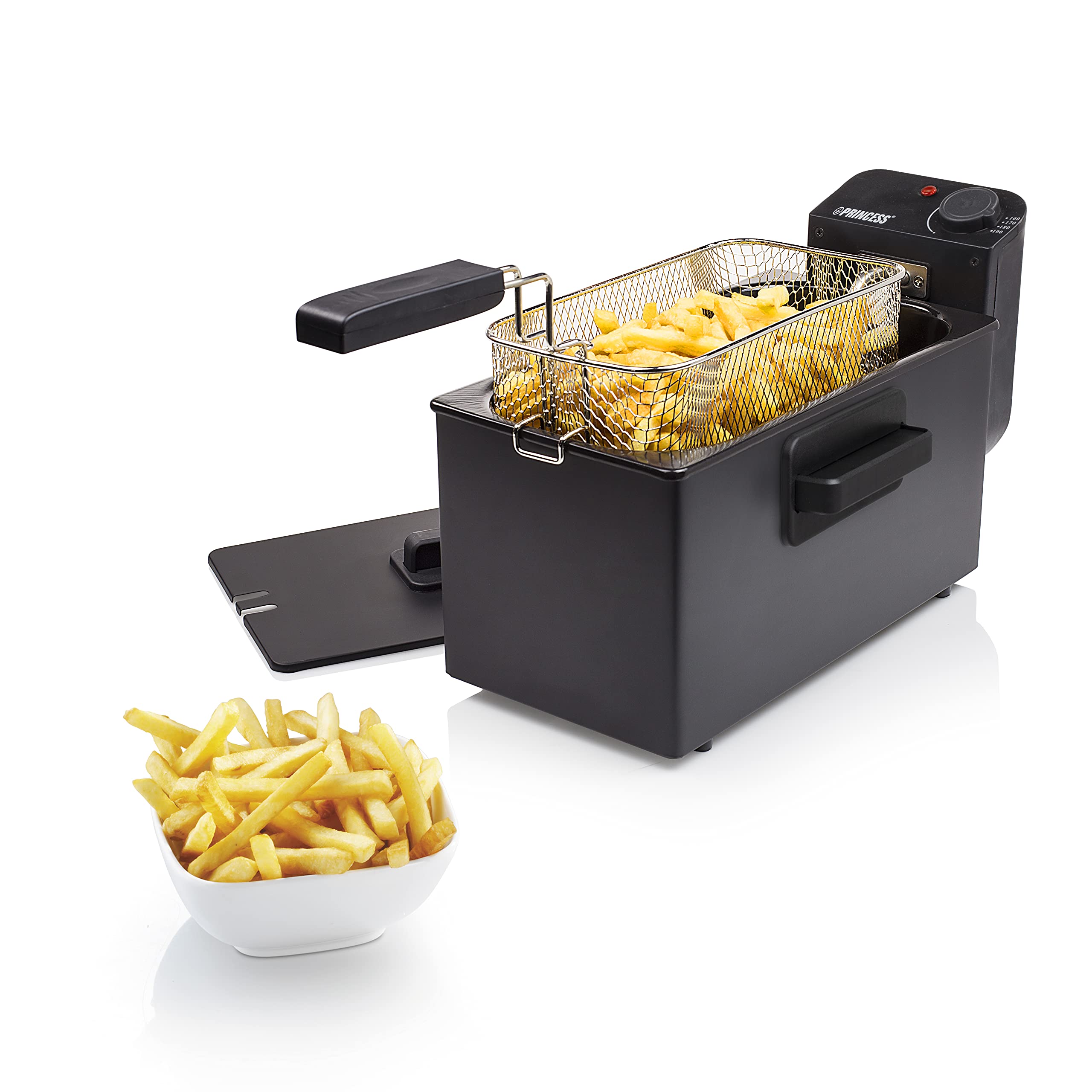 Фритюрник Princess 182727, 2000W, 3 литра, Черен