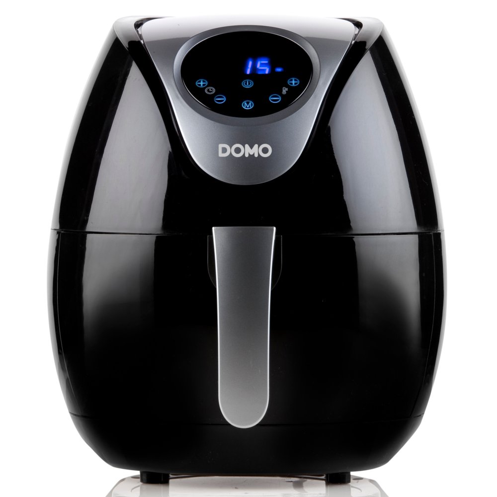 Фритюрник с горещ въздух Domo XL, 1500W, 3.5 литра, Черен
