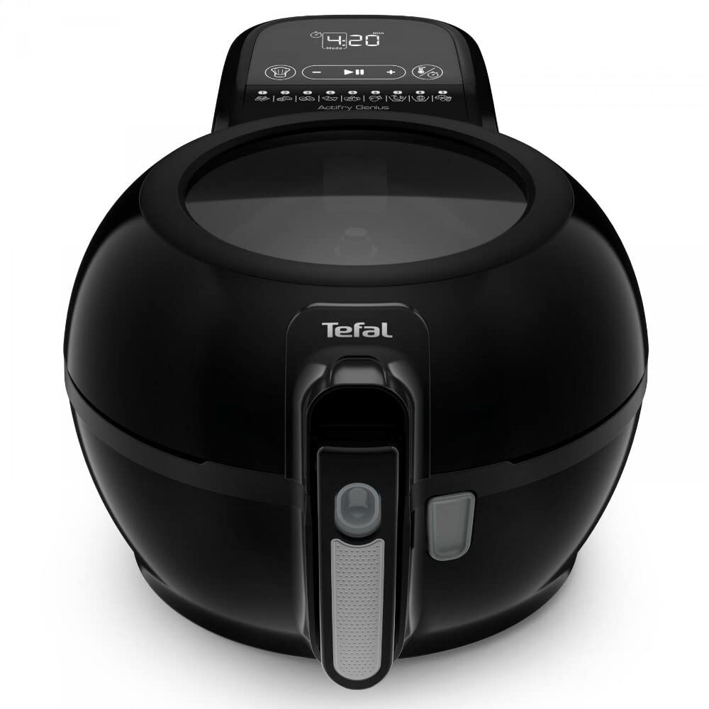 Фритюрник с горещ въздух Tefal FZ7738 ActiFry Genius+, 1550W, 1.2 литра, Черен