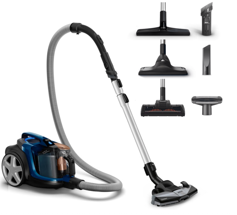 Прахосмукачка Philips FC9745/09, 900 W, 2 литра, Синя