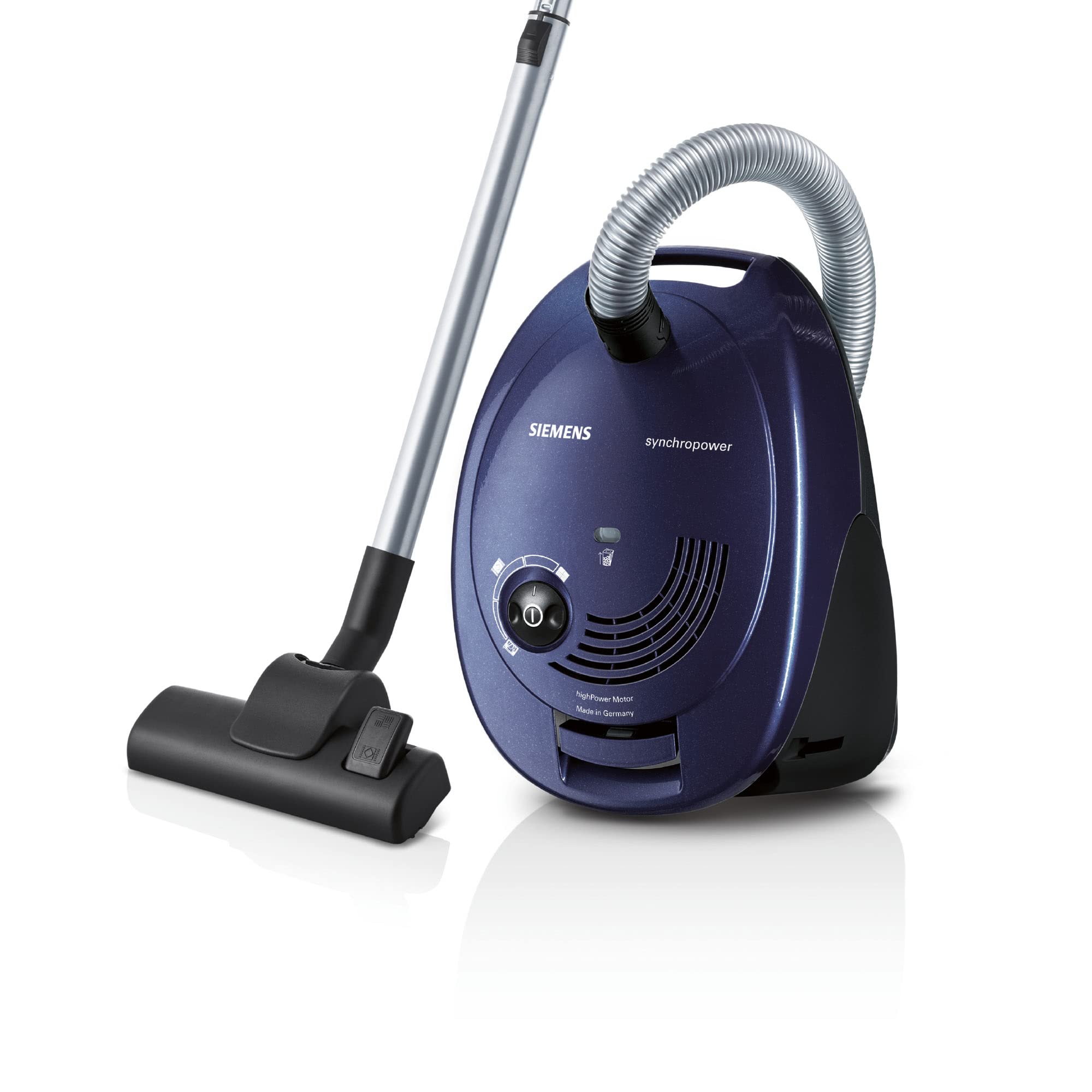 Прахосмукачка Siemens VS06B1110, 2200 W, 4 литра, Синя