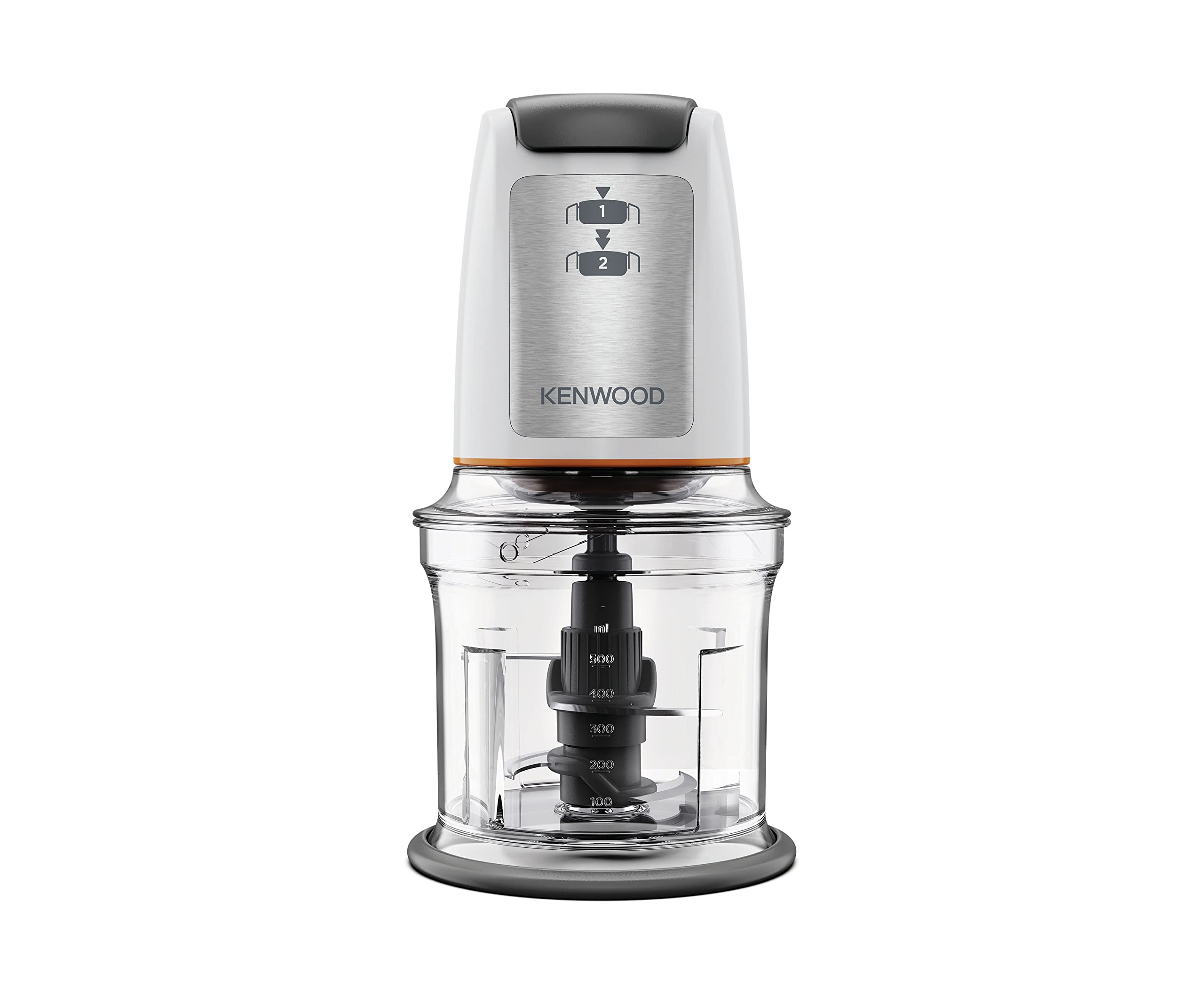 Чопър Kenwood CHP61.100WH, 500W, 0.5 литра, Бял/Сребрист