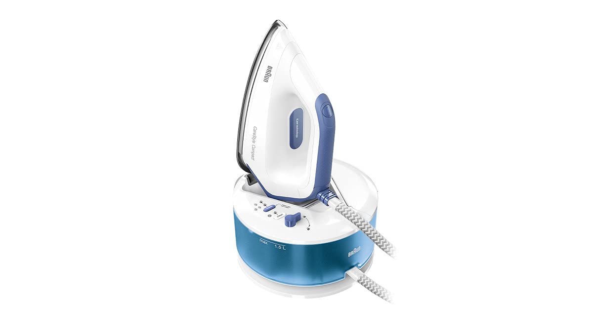 Парогенератор Braun IS2143BL, 2400 W, Бял/Син
