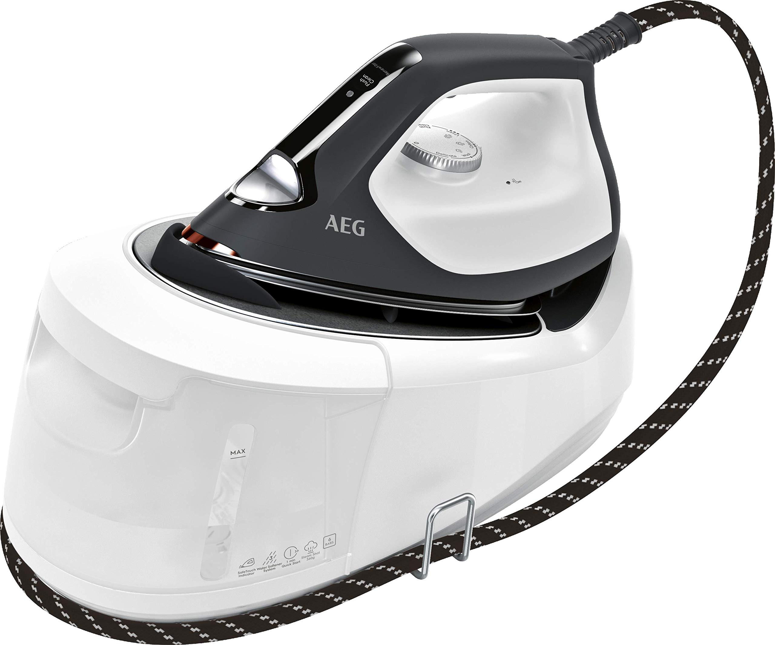 Парогенератор AEG ST6-1-8EG, 2400 W, Бял