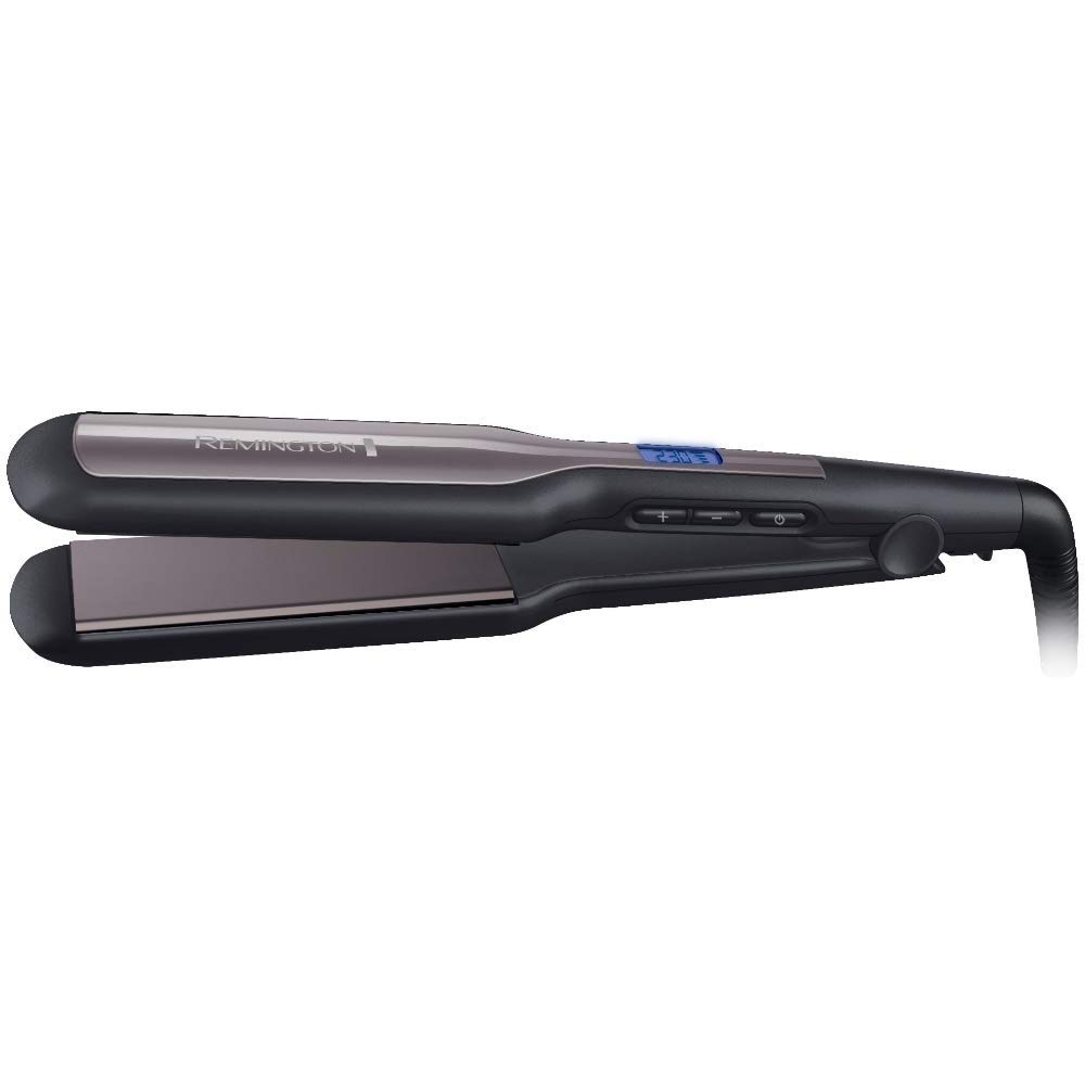 Преса за коса Remington S5525, Черна с лилаво