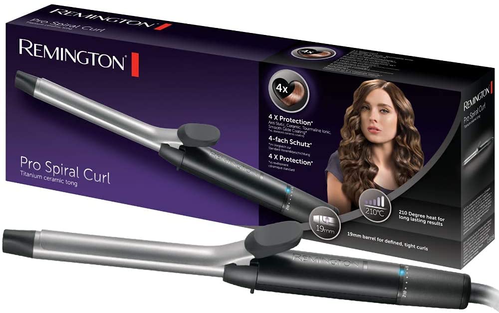 Маша за коса Remington Pro CI5519 , Черна със сребристо