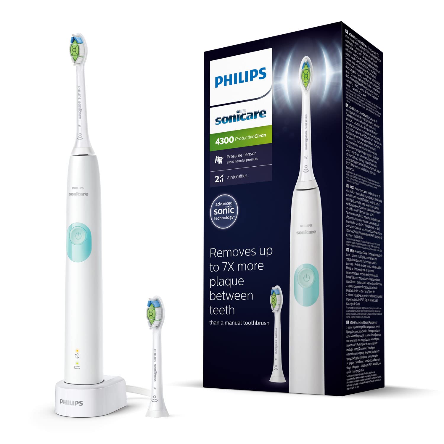 Електрическа четка за зъби Philips HX6807/51, Бяла