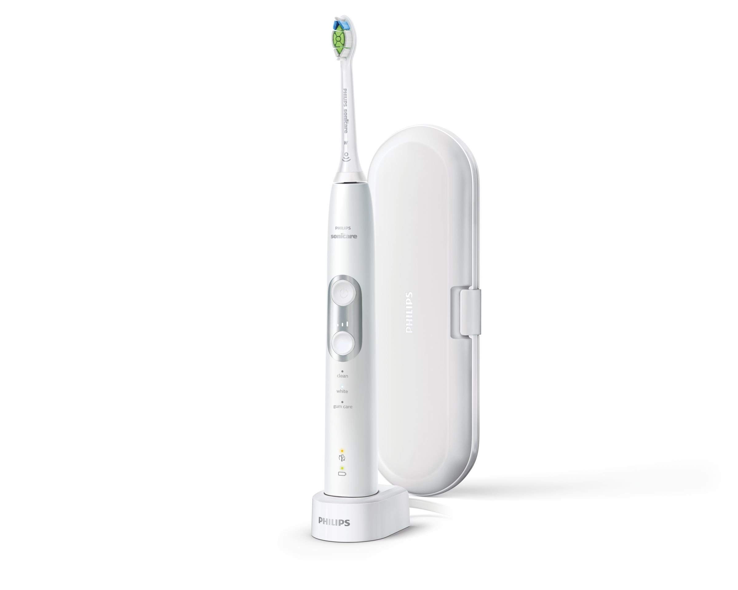 Електрическа четка Philips ProtectiveClean 6100 HX6877/28, Бял
