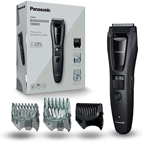 Електрическа самобръсначка Panasonic ER-GB62, 39 опции за дължина, Черна