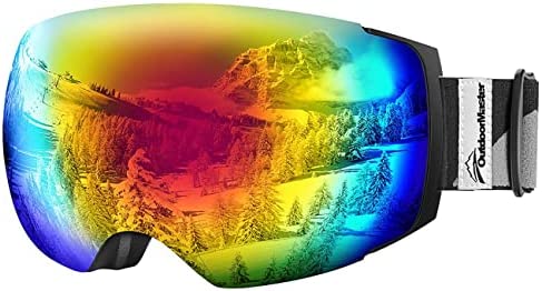 Очила за ски OutdoorMaster, 100% UV защита, Защита от замъгляване