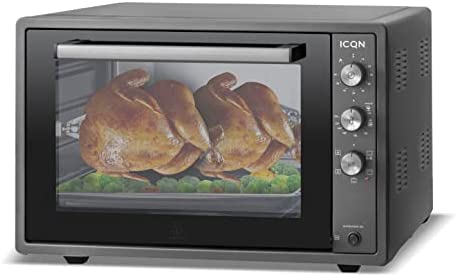 Микровълнова фурна ICQN M7051N03N, 1800 W, 60 литра, Сива
