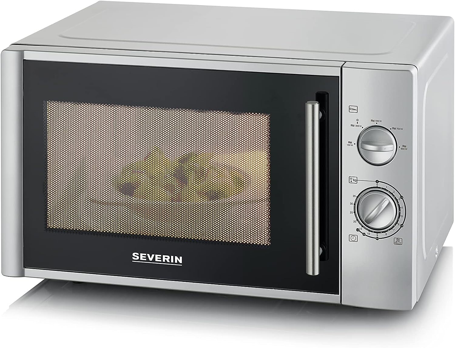 Микровълнова фурна Severin MW 7772, 900 W, 30 литра, Сива