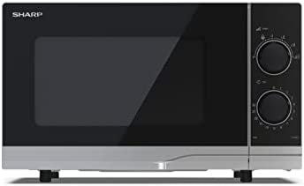Микровълнова фурна Sharp YC-PS201AE-S, 700 W, 20 литра, Сребриста