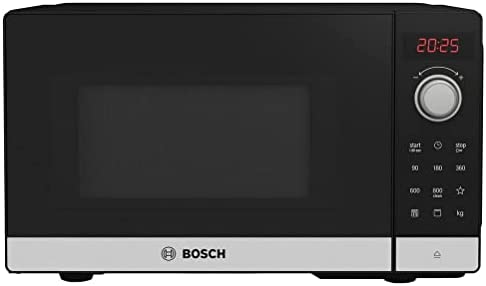Микровълнова фурна Bosch FEL023MS2, 800 W, 20 литра, Черна