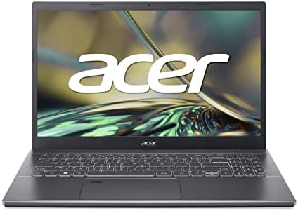 Лаптоп Acer Aspire 5 A515-57-58LU, 15.6'', Full HD, Intel Core i5-1235U, 16GB RAM, 512GB SSD, Windows 11 Home, Сив