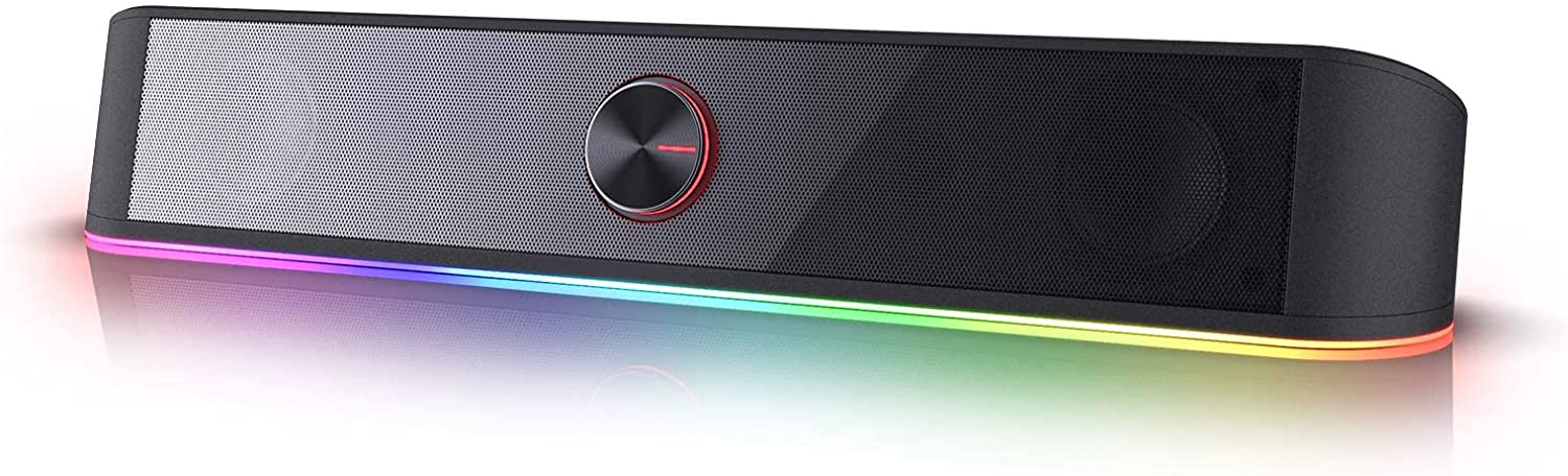 Саундбар Redragon GS560, 2 канала, 4 W, RGB подсветка, Черна