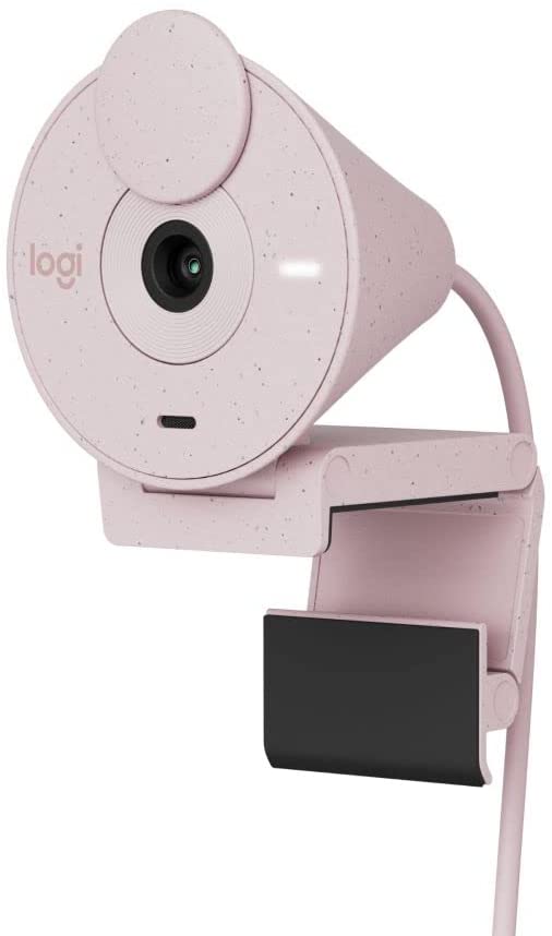 Уеб камера Brio 300, Full HD 1920 x 1080 px, Вграден микрофон, USB Type C, Розова