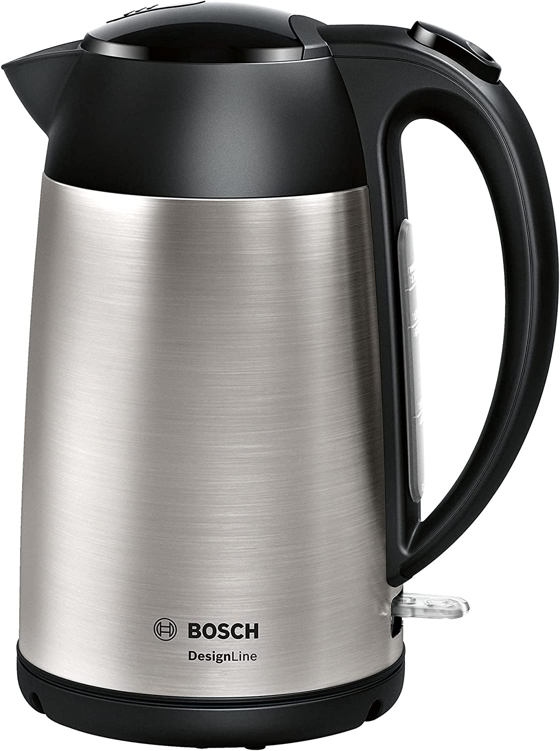 Електрическа кана Bosch TWK3P420, 1.7 литра, 2400 W, Сребриста
