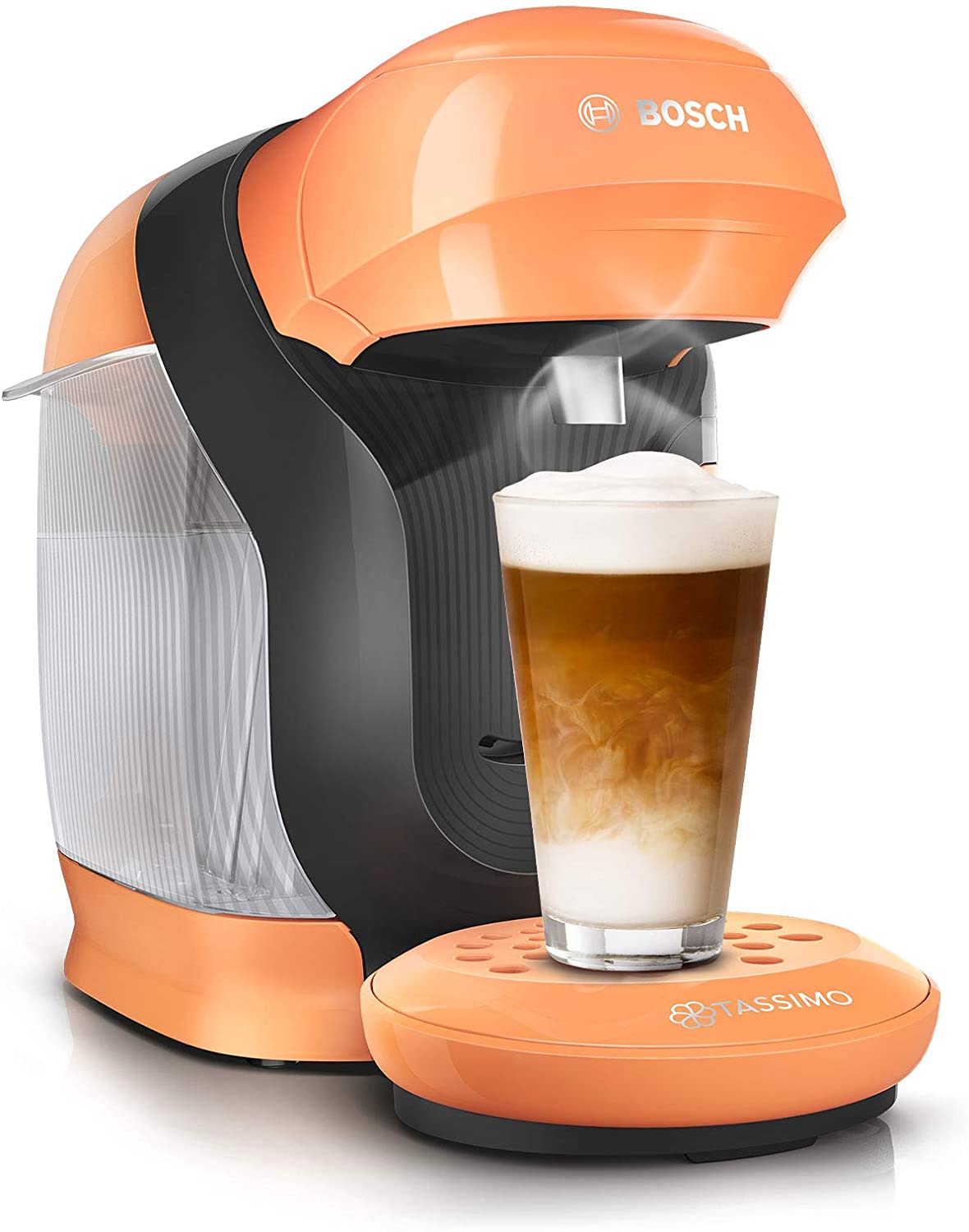 Кафемашина Bosch Tassimo TAS1106, 1400 W, 0.7 литра, Оранжева