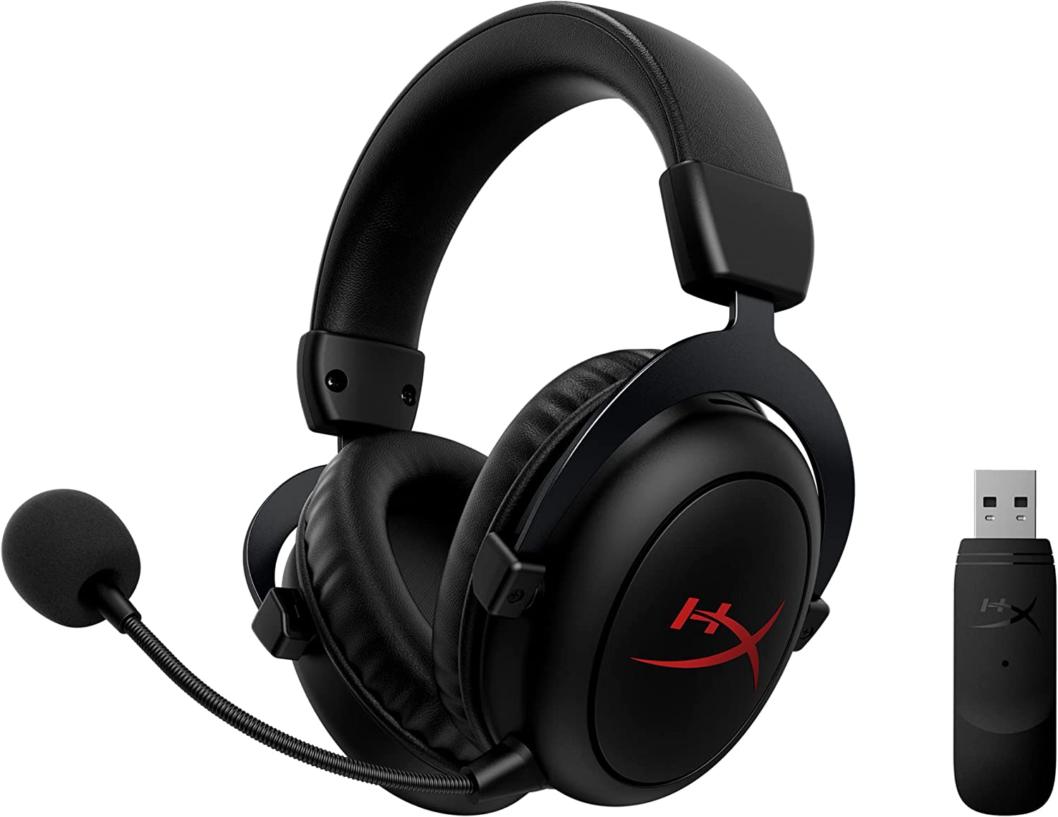 Геймърски слушалки HyperX Cloud Core, Безжични, Микрофон, Черни