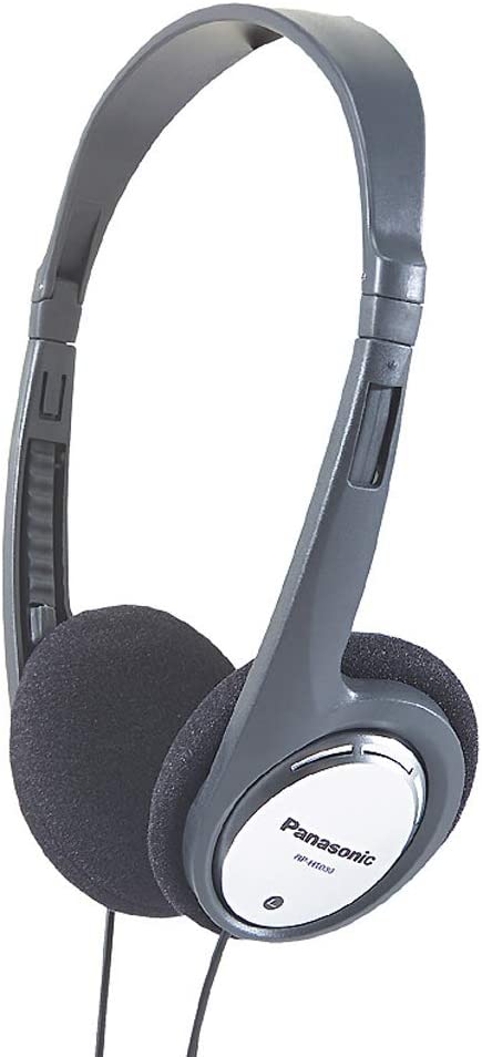 Слушалки Panasonic RP-HT030E-S, Сгъваеми, 1.2 м дължина на кабела, 3.5 мм жак, Сиви