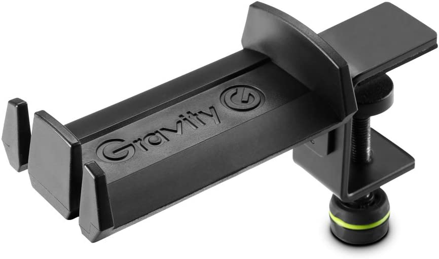 Стойка за слушалки Gravity GHPHTC01B, За бюро, Черна
