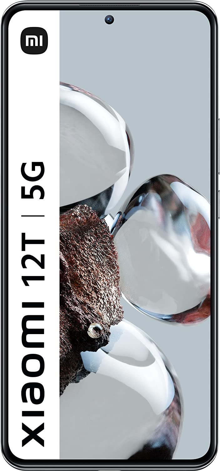 Смартфон Xiaomi 12T Pro, 5G, 6.67'', Dual Sim, AMOLED, 120Hz, HDR10+, Dolby Vision, 256GB, 8GB RAM, IP53 защита, Черен