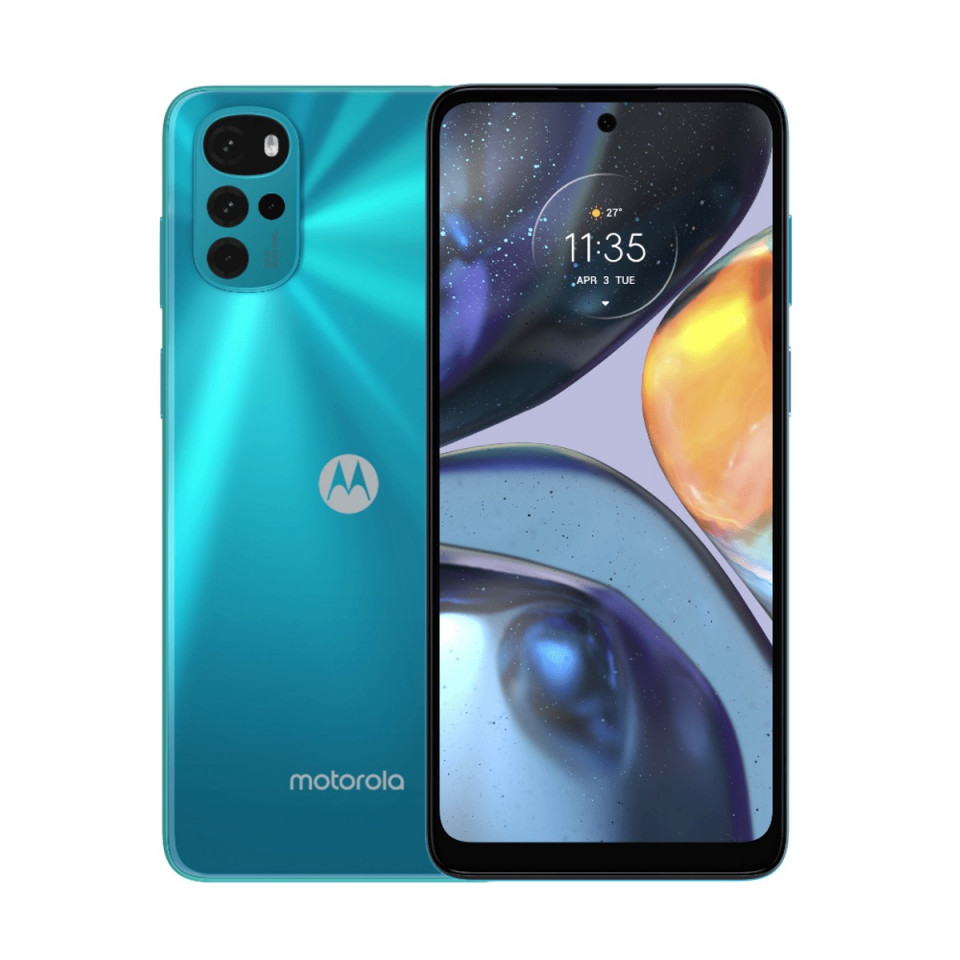 Смартфон Motorola Moto G22, 4G, Nano Sim, 6.5'', IPS LCD, 90Hz, 64GB, 4GB RAM, Син