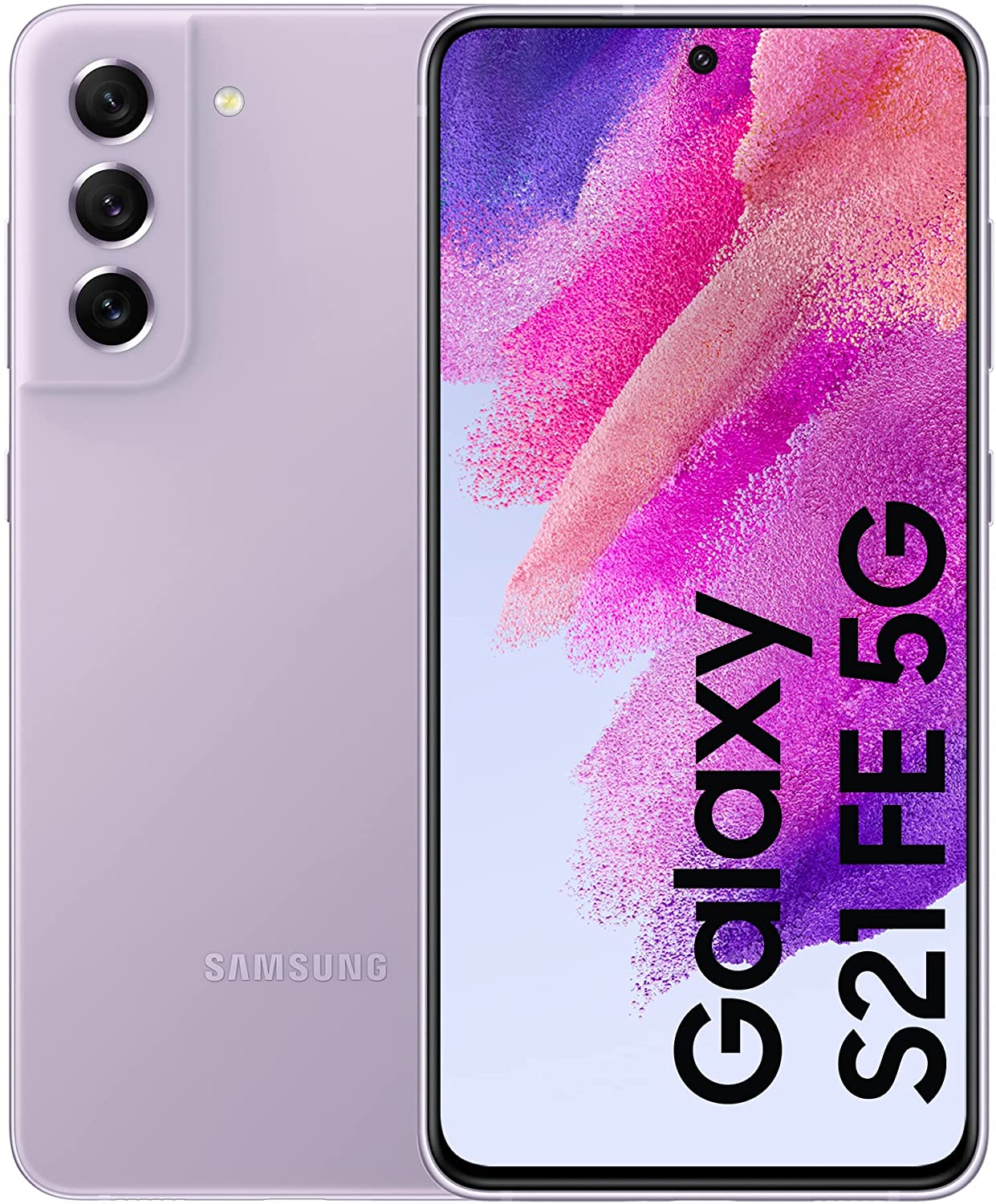 Смартфон Samsung Galaxy S21 FE, 5G, Dual Sim, 6.4'', AMOLED, 120Hz, HDR10+, 128GB, 8GB RAM, IP68 защита, Лилав