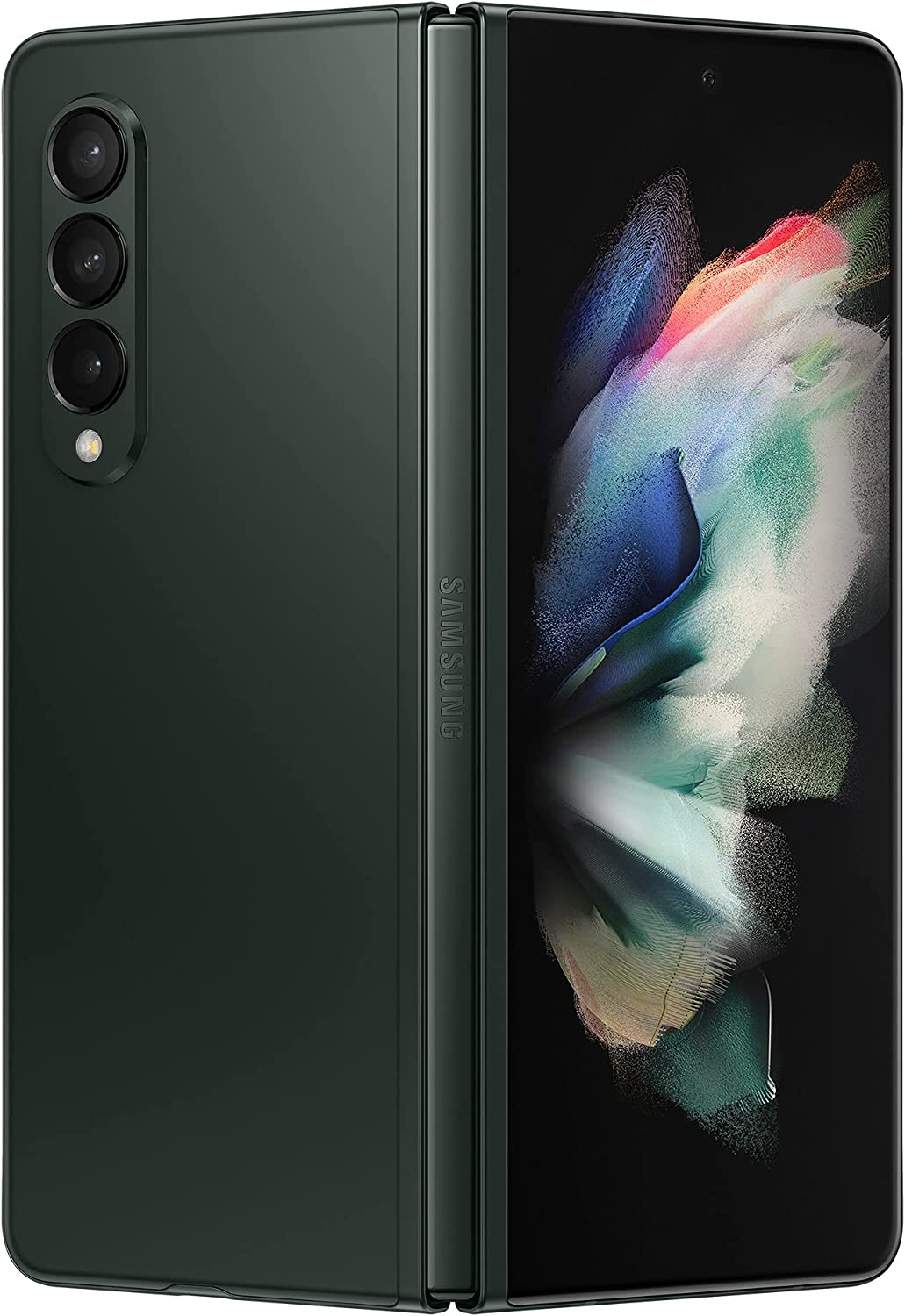 Смартфон Samsung Galaxy Z Fold 3, 5G, Dual Sim, 7.6'', Сгъваем AMOLED, 120Hz, HDR10+, 256GB, 12GB RAM, IPX8 защита