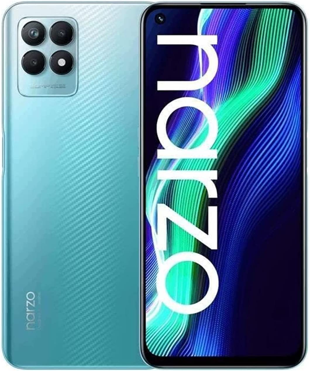 Смартфон Realme Narzo 50, 4G, Dual Sim, 6.6'', IPS LCD, 120Hz, 128GB, 4GB RAM, 5000 mAh, Син