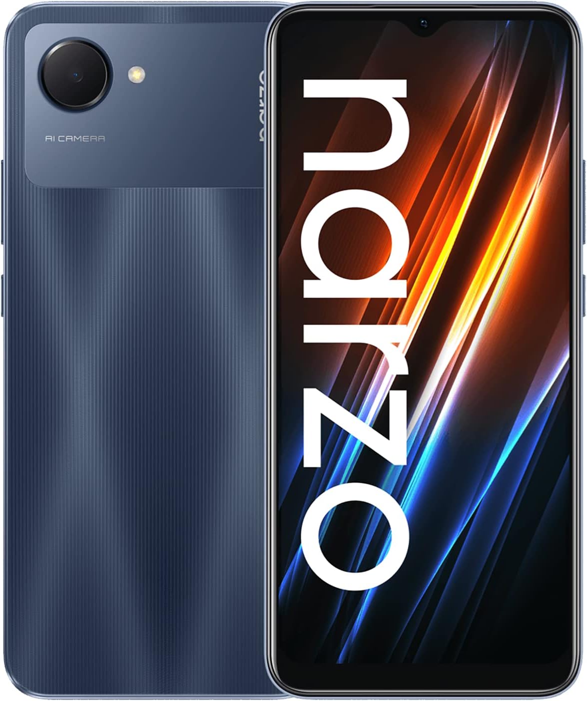 Смартфон Realme Narzo 50i Prime, 4G, Dual Sim, 6.5'', IPS LCD, 32GB, 3GB RAM, 5000 mAh, Тъмносин