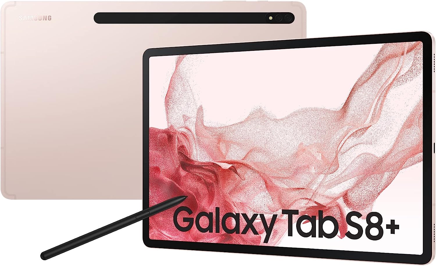 Таблет Samsung Galaxy Tab S8+, WI-FI+5G, Super AMOLED, 1752 x 2800px, 256GB, 8GB RAM, Розов