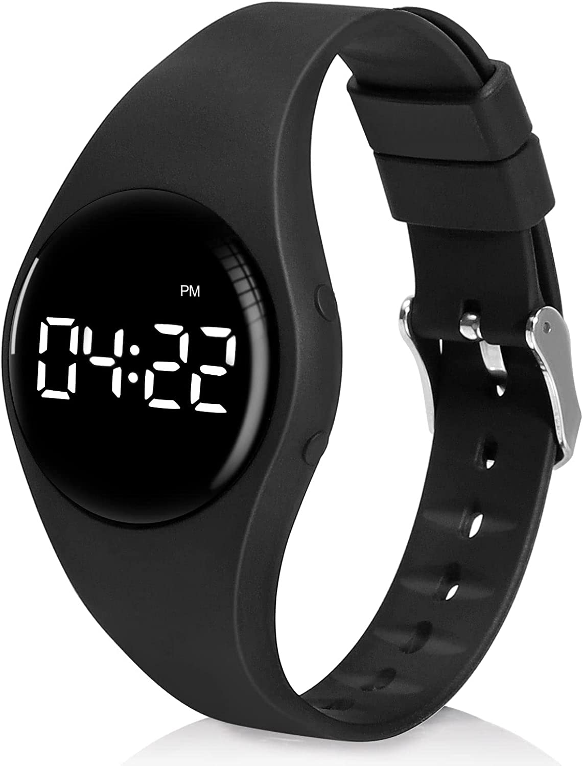 Фитнес гривна LEBEXY, GPS, IP68 водоустойчива, Крачкомер, Будилник, Хронометър, до 20 дни батерия, Черна
