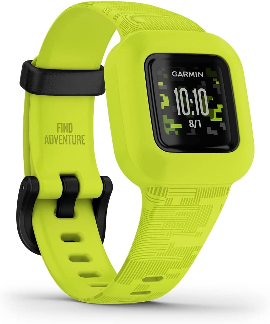 Детска фитнес гривна Garmin Vivofit Jr 3, Bluetooth, Водоустойчива, Крачкомер, Зелена