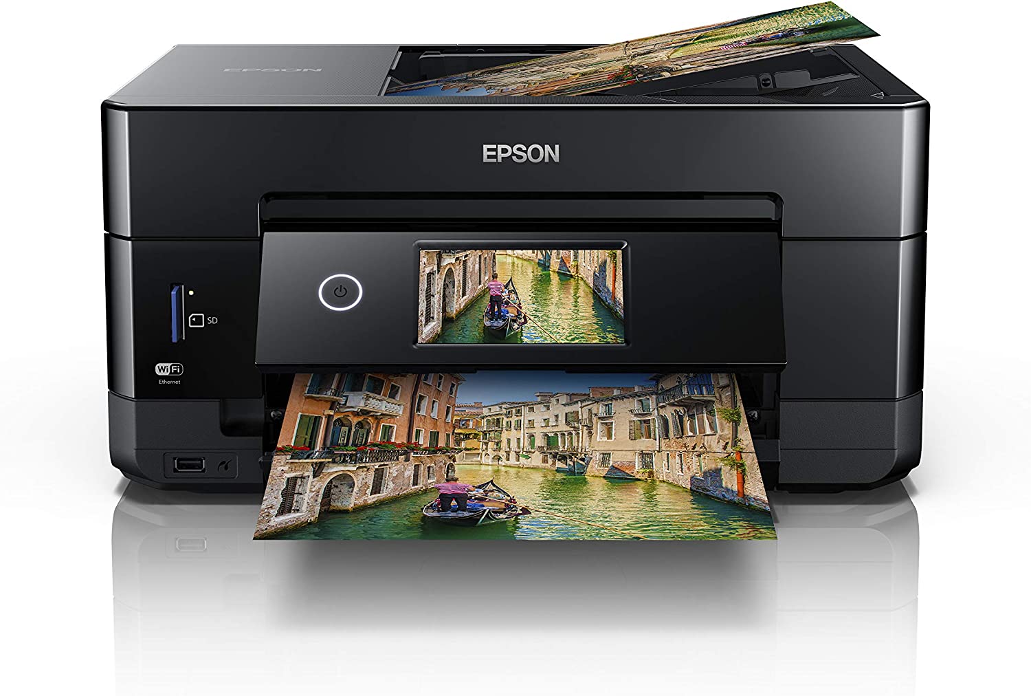 Мастиленоструен принтер Epson Expression Premium XP-7100, 3в1, WiFi, USB 2.0, Дуплекс, ADF, Цветен, A4, Черен