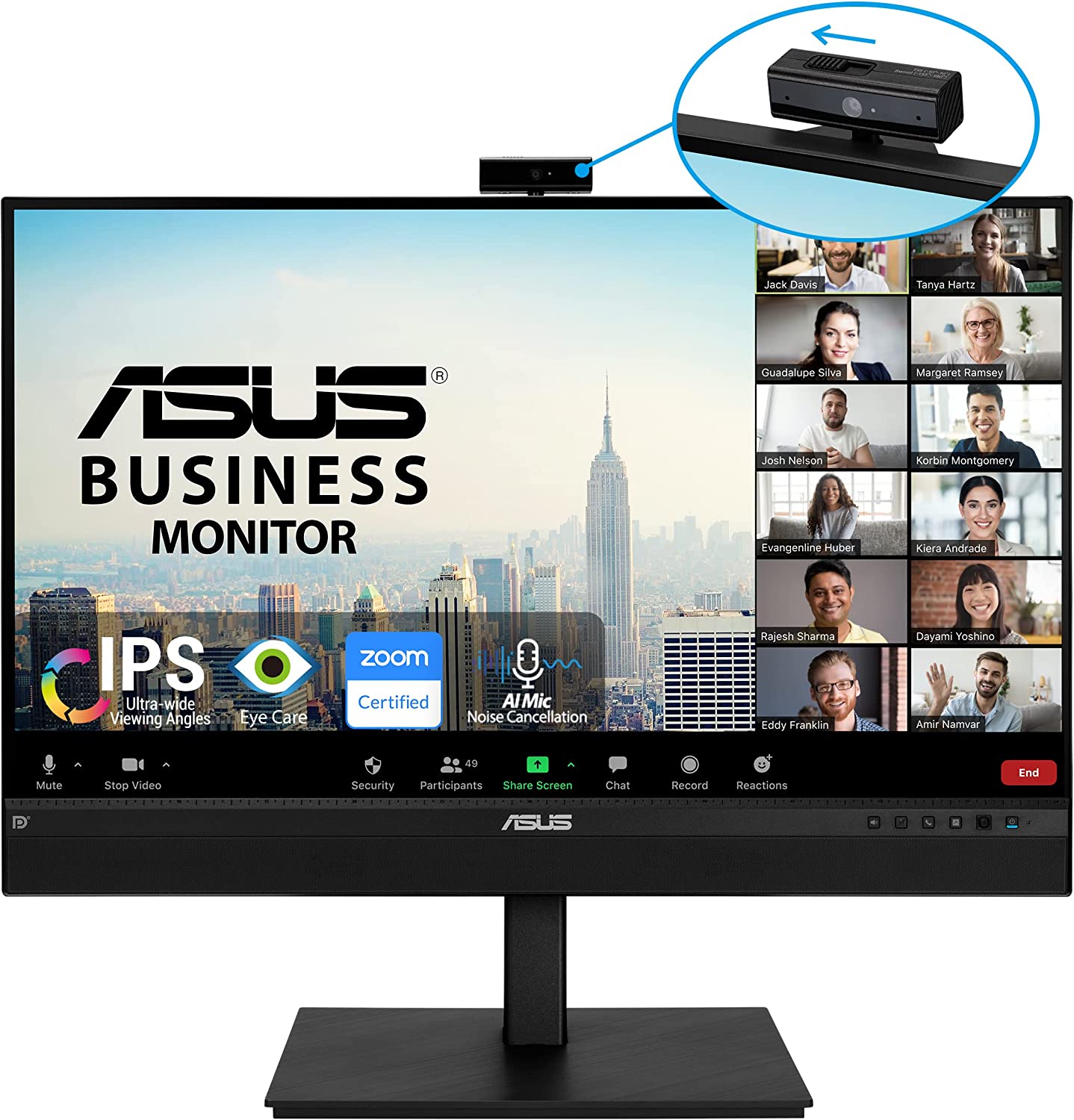 Монитор ASUS Business BE27ACSBK, 27
